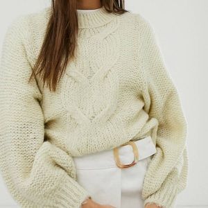 Asos Chunky Cream Cable knit Sweater